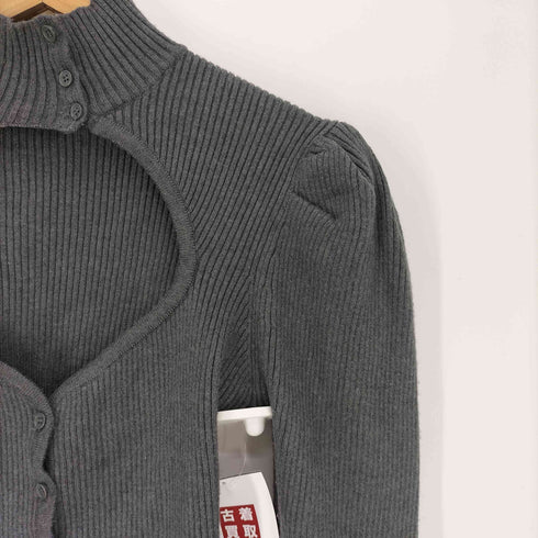 ザラ ZARA Cut-Out Knit Sweater カットアウト ニットセーター レディース import:M