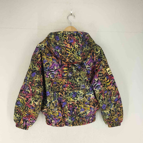 エレッセ ellesse 90s ellesse RACING PROJECT レオパード柄リバーシブル中綿ジャケット レディース M
