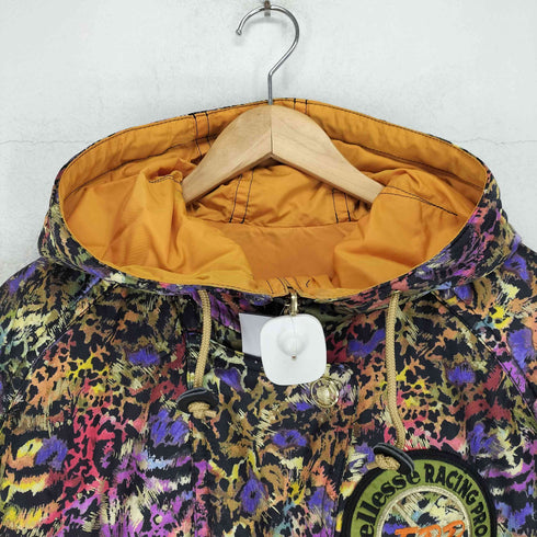 エレッセ ellesse 90s ellesse RACING PROJECT レオパード柄リバーシブル中綿ジャケット レディース M