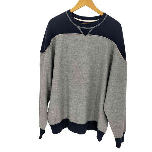 トミージーンズ tommy jeans vガゼット 異素材 スウェット メンズ import:XL