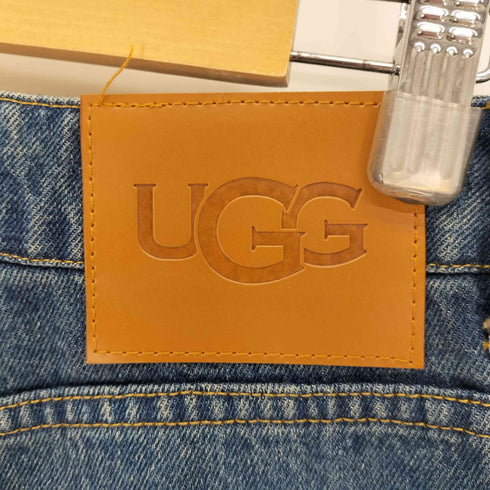 アグ UGG ロゴパッチ デニムパンツ レディース L