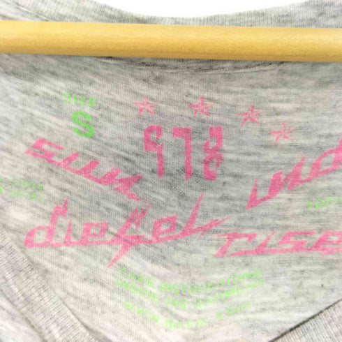 ディーゼル DIESEL アートプリント クルーネック ショートスリーブ Tシャツ メンズ import:S