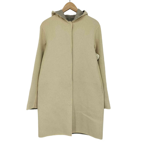セオリー theory NEW DIVIDE INEVEN DF カシミヤ混 ダブルフェイス ロングコート レディース P
