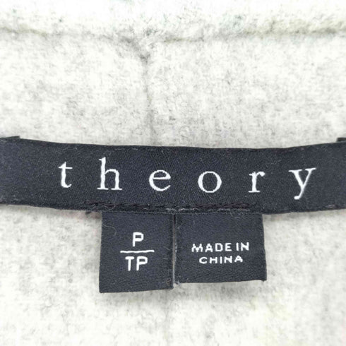 セオリー theory NEW DIVIDE INEVEN DF カシミヤ混 ダブルフェイス ロングコート レディース P