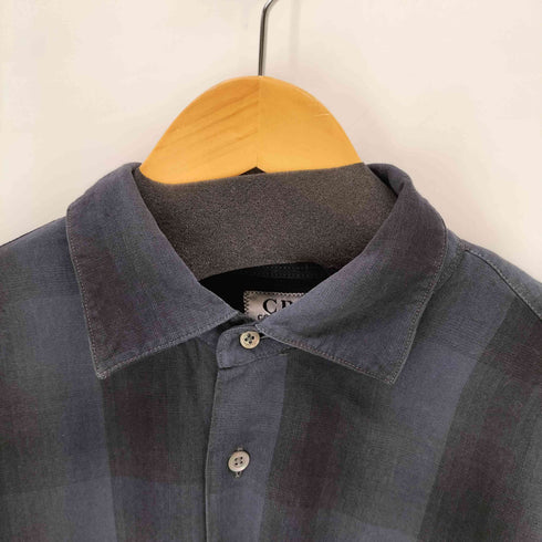 シーピーカンパニー C.P.COMPANY 96AW イタリア製 レーヨンチェックシャツ メンズ 4
