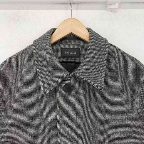ユナイテッドアローズ UNITED ARROWS 千鳥柄ステンカラーコート メンズ JPN:L