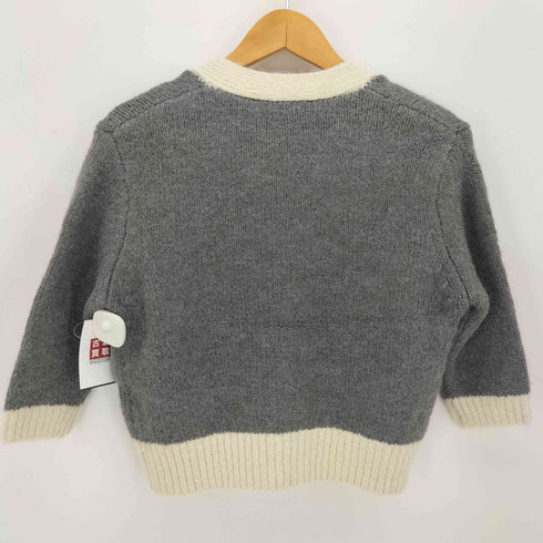 ザラ ZARA コントラストトリムニットカーディガン レディース import:M