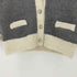 ザラ ZARA コントラストトリムニットカーディガン レディース import:M