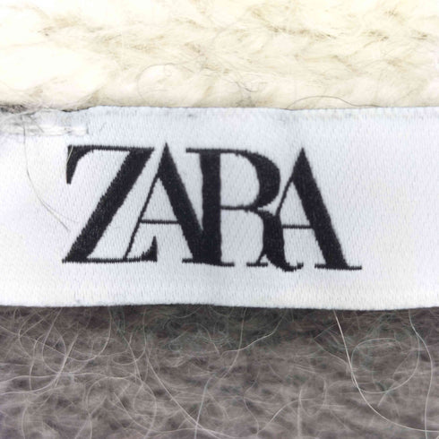 ザラ ZARA コントラストトリムニットカーディガン レディース import:M