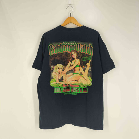ギルダン GILDAN Samsula Florida レスリングプリント ポケット クルーネックTシャツ メンズ import:XL