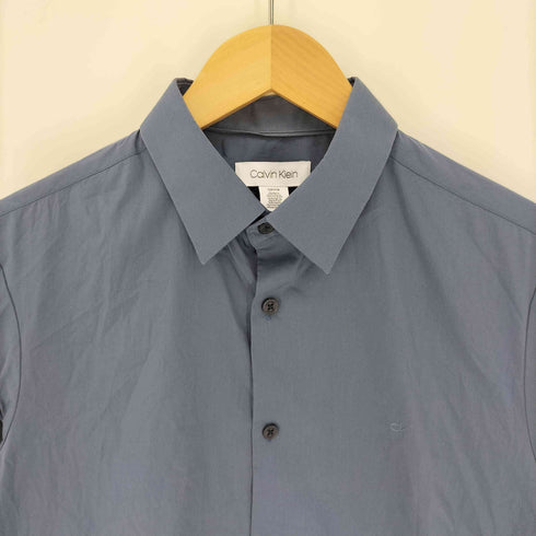 カルバンクライン CALVIN KLEIN The Stretch-Cotton Shirt Slim Fit ザ ストレッチコットン シャツ スリムフィット メンズ import:S