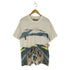 ユニクロ UNIQLO 和柄 富士山 フロントプリントクルーネックTシャツ メンズ XL