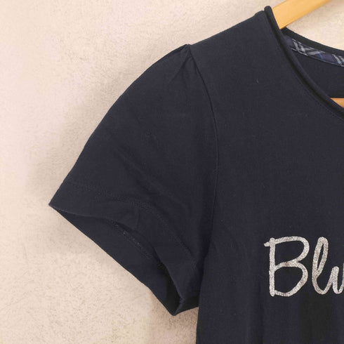 バーバリーブルーレーベル BURBERRY BLUE LABEL ロゴラメプリントチビTシャツ レディース 38