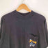 ハーレーダビッドソン HARLEY-DAVIDSON 90s USA製 96年コピーライト HOTEST SOUND フレイムプリント ポケット モックネックロングスリーブTシャツ メンズ import:XL