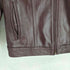 FABIA lamb leather ラムレザーノーカラージャケット レディース S