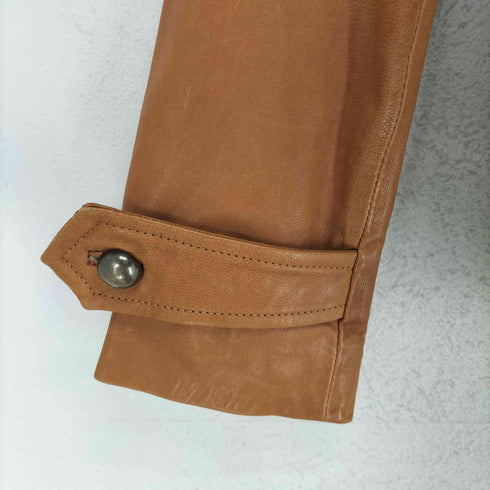 アダムエロペ Adam et Rope lamb leather ラムレザーショートコート レディース 38