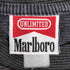 マルボロ Marlboro 90s~00s ロゴ刺繍 ポケット ボーダー 半袖Tシャツ メンズ L/XL