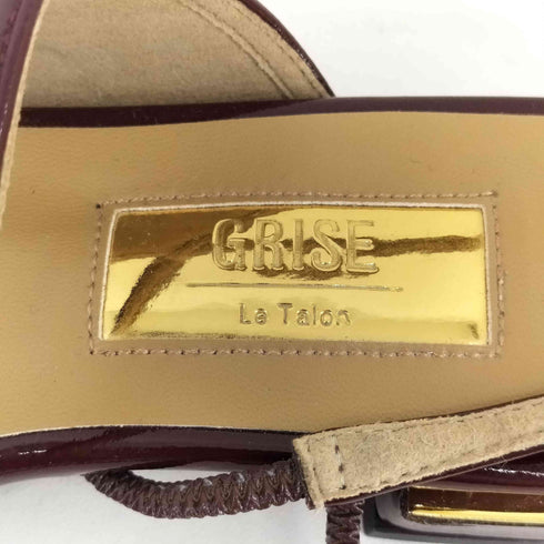 ルタロン GRISE Le Talon ポインテッドストラップスリングバックパンプス レディース JPN:22.5