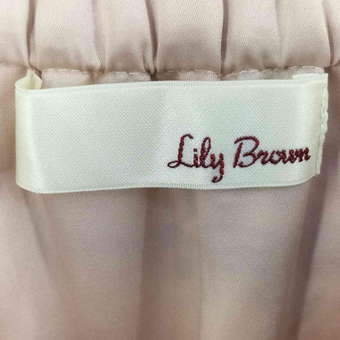 リリーブラウン Lily Brown フラワーチェックワンピース レディース FREE
