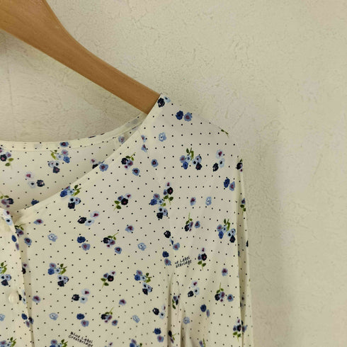ブルーレーベルクレストブリッジ BLUE LABEL CRESTBRIDGE 小花柄シャツワンピース レディース 36