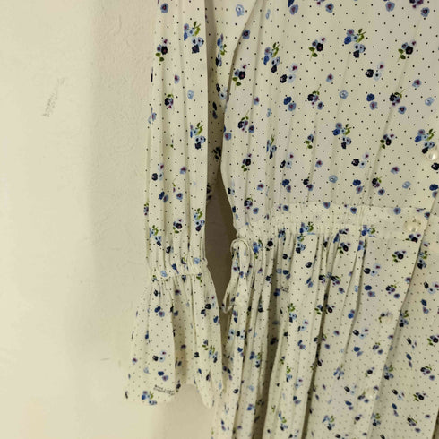 ブルーレーベルクレストブリッジ BLUE LABEL CRESTBRIDGE 小花柄シャツワンピース レディース 36