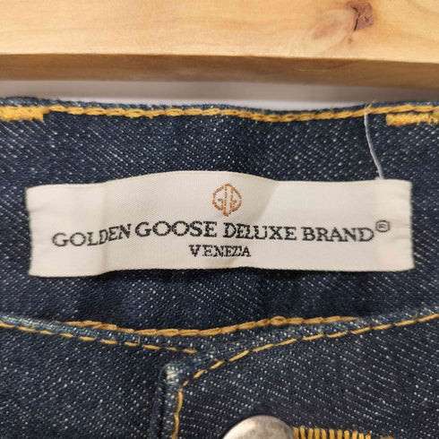 ゴールデングース GOLDEN GOOSE ハイウエスト ワイド テーパード デニムパンツ レディース 25