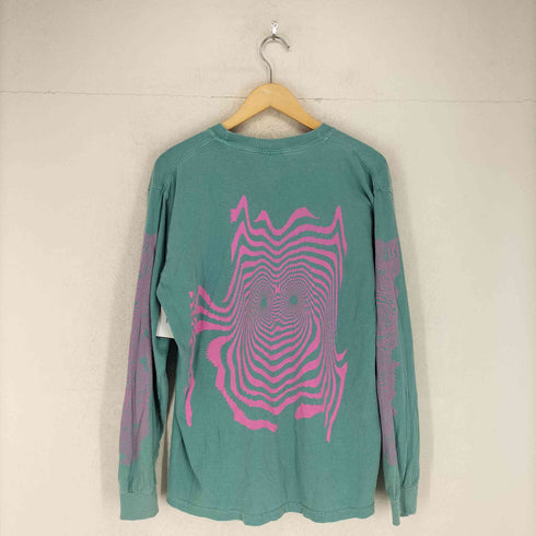 コンフォートカラーズ COMFORT COLORS 後染め 両面プリントL/Sカットソー メンズ L