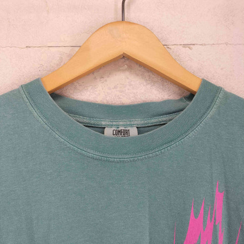 コンフォートカラーズ COMFORT COLORS 後染め 両面プリントL/Sカットソー メンズ L
