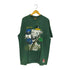 ナツメグ NUTMEG 90s USA製 MLBチーム バット キャッププリント クルーネック半袖Tシャツ メンズ import:XL