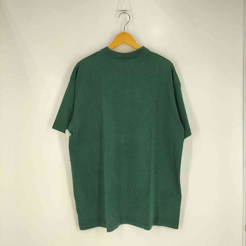ナツメグ NUTMEG 90s USA製 MLBチーム バット キャッププリント クルーネック半袖Tシャツ メンズ import:XL