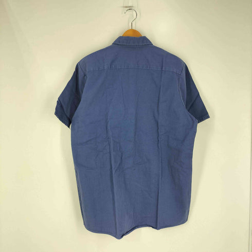 レッドキャップ RED KAP 企業ロゴ Mosier 刺繍 Short Sleeve Wrinkle-Resistant Cotton Work Shirt メンズ import:L