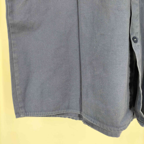 レッドキャップ RED KAP 企業ロゴ Mosier 刺繍 Short Sleeve Wrinkle-Resistant Cotton Work Shirt メンズ import:L