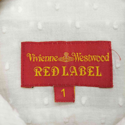 ヴィヴィアンウエストウッドレッドレーベル Vivienne Westwood RED LABEL ドット柄シースルーシャツ レディース 1