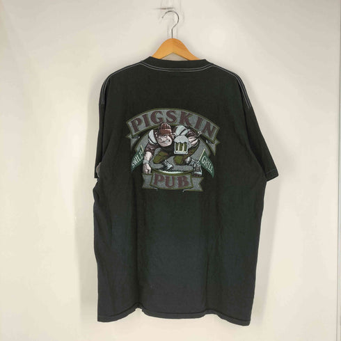 90s AUSTINS USA製 人魚 タツノオトシゴプリント シングルステッチ クルーネックTシャツ メンズ import:XL
