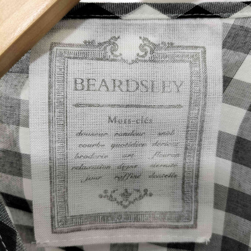 ビアズリー BEARDSLEY 23SS エコポリギンガムシアーブラウス レディース FREE
