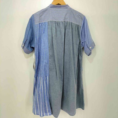 トリト TORI-TO 24SS 別注 ヨコフリル 5分袖 シャツ レディース JPN:36