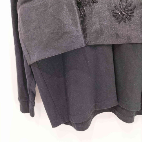 ユウミアリア Yuumi Aria 25AW EMBROIDERY LONG SLEEVE TOPS レディース FREE