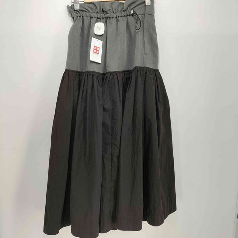 レイビームス Ray BEAMS 24SS RBS 配色 ギャザー スカート レディース