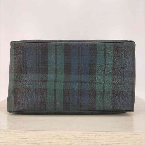 ポロラルフローレン POLO RALPH LAUREN ブラックウォッチPVCレザートートバッグ レディース