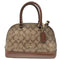コーチ COACH PVCレザー シグネチャーロゴ2WAY ハンドバッグ ショルダーバッグ レディース