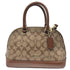 コーチ COACH PVCレザー シグネチャーロゴ2WAY ハンドバッグ ショルダーバッグ レディース