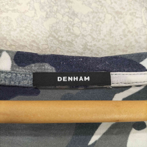 デンハム DENHAM REV BLUNT CMJ カモ柄UネックTシャツ メンズ import:M