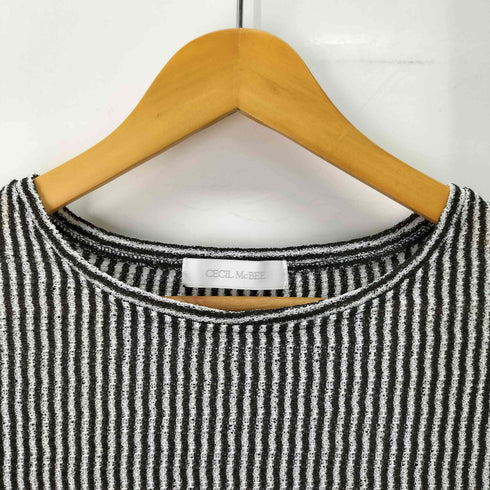 セシルマクビー CECIL McBEE ストライプカットソー レディース JPN:M
