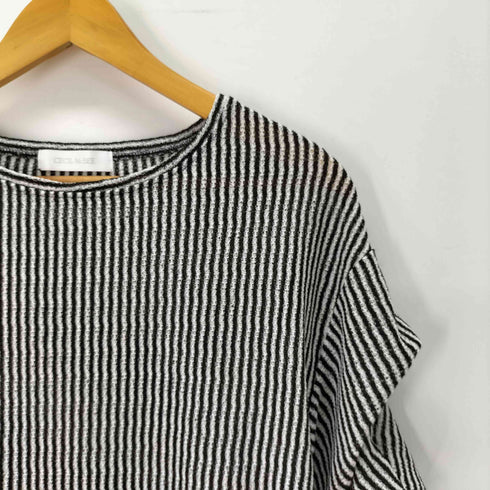 セシルマクビー CECIL McBEE ストライプカットソー レディース JPN:M