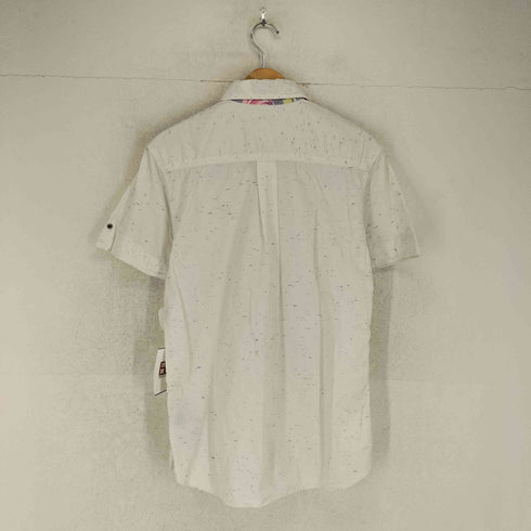 ヒルフィガーデニム HILFIGER DENIM ワンポイント刺繍半袖ボタンシャツ メンズ import:M