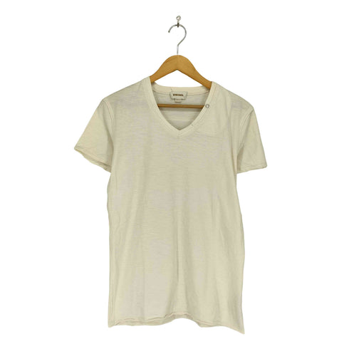 ディーゼル DIESEL ボタンデザインVネック Tシャツ メンズ import:S