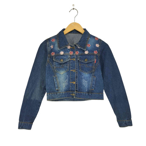 TTjeans 刺繍デニムトラッカージャケット レディース