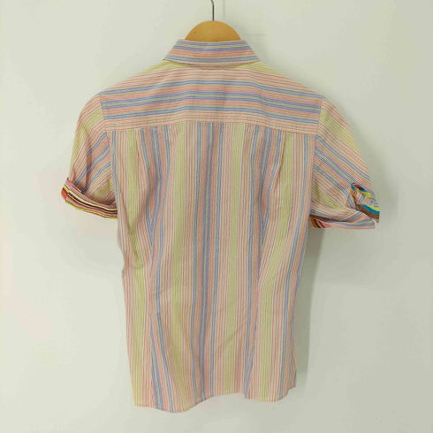 ポールスミスブラックレーベル Paul Smith BLACK LABEL ストライプ 半袖 シャツ レディース EUR:40