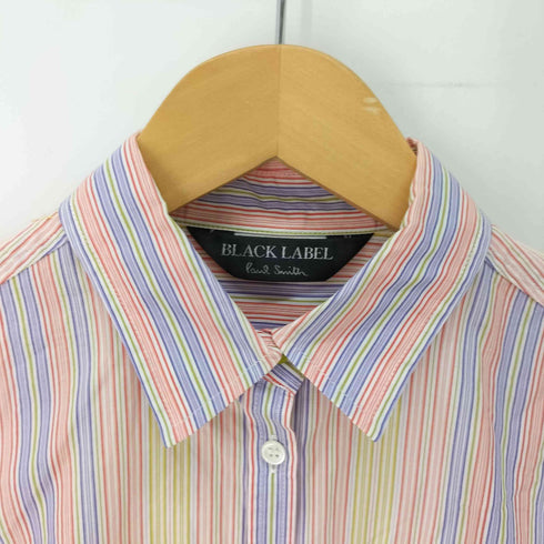 ポールスミスブラックレーベル Paul Smith BLACK LABEL ストライプ 半袖 シャツ レディース EUR:40