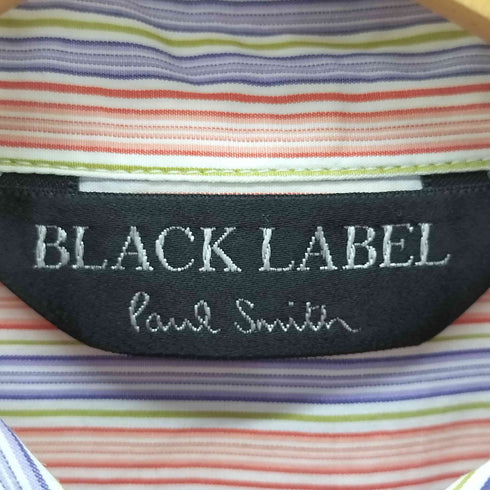 ポールスミスブラックレーベル Paul Smith BLACK LABEL ストライプ 半袖 シャツ レディース EUR:40